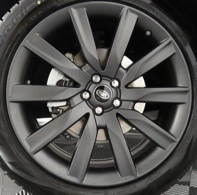 Range Rover Velar L560 OEM 21" x 8.5" 10 Spoke Dark Grey Satin Wheel Set New