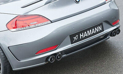 BMW E89 Z4 2009+ Hamann OEM Sport Rear Muffler Quad Exhaust 76mm Tips OEM New