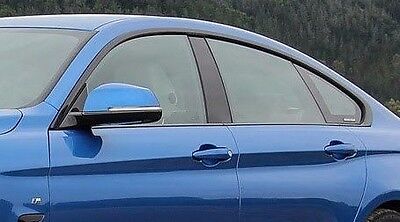 BMW OEM F36 4 Series Gran Coupe Shadow Line Gloss Black Window Channel Trim Kit