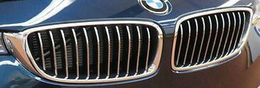 BMW OEM F32 F33 F36 F82 F83 4 Series Luxury Line Full Chrome Kidney Grille Pair
