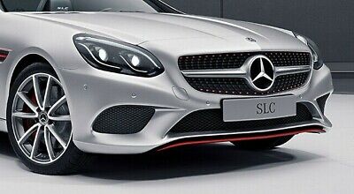 Mercedes-Benz OEM SLC Class 2017+ Red Art Edition Front Spoiler Lip R172 New