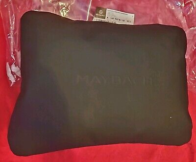 Maybach OEM W167 GLS Black Leather Rear Seat Cushion Pillow Brand New