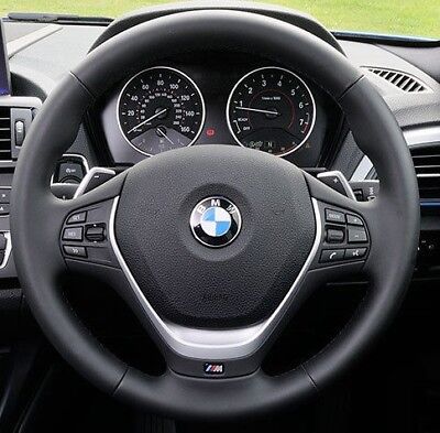 BMW OEM F20 F22 F30 F31 F32 F33 M Sport Nappa Leather Steering Wheel For Paddles