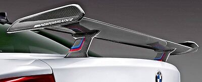 BMW OEM F22 2 Series F87 M2 Competition Carbon Fiber Rear Spoiler With Supports