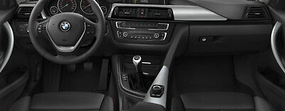 BMW OEM F30 F31 F34 F36 3 & 4 Series Brushed Aluminum & Black Interior Trim Kit