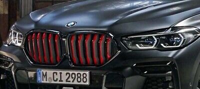 BMW OEM 2020+ G06 X6 Front Grille Black Vermilion Special Edition Brand New