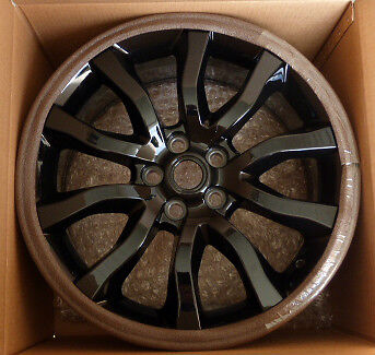 Range Rover Sport 2014+ OEM 20" Style 5 Split Spoke Gloss Black 18 Wheel Set 4