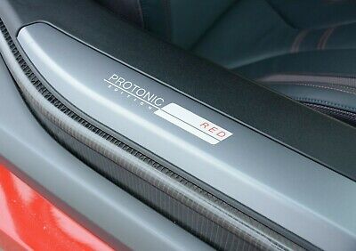 BMW OEM I12 I15 i8 Protonic Red Edition Door Sill Inserts Pair Brand New