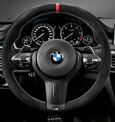 BMW OEM F15 X5 14+ F16 X6 15+ M Performance Alcantara & Carbon Steering Wheel II