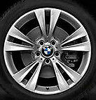 BMW OEM F25 X3 and F26 X4  19" x 9.5" LA Wheel M Double Spoke 369 Wheel Rear New