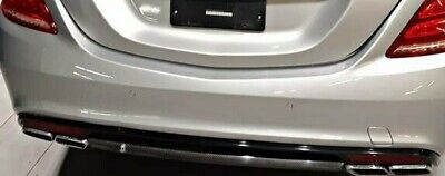 Mercedes-Benz OEM Carbon Fiber Rear Bumper Diffuser W222 S Class Sedan 2014-2017