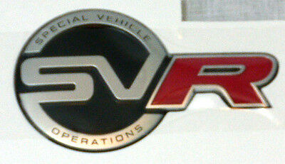 Range Rover Sport 2016+ OEM L494 Special Vehicle Operations SVR Tailgate Badge