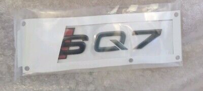 Audi OEM 4M Q7 2016+ Gloss Black SQ7 Tailgate Badge Brand New