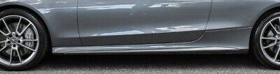 Mercedes-Benz OEM A205 C205 W205 C Class AMG Side Skirts With Silver Inserts New