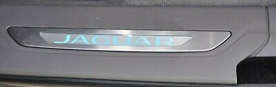 Jaguar OEM F-Pace X761 Illuminated Front Door Sill Tread Plate Pair Brand New