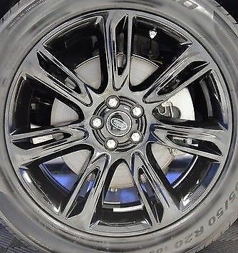 Range Rover Velar L560 OEM 22" x 9" 7 Spoke Wheel Set Mercurial Gloss Black New