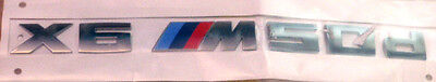 BMW Brand OEM Genuine European Model F16 X6 ///M 50d Emblem Badge Brand New