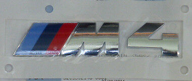 BMW Brand OEM F82 F83 M4 Rear Trunk Emblem Badge Factory Sealed Brand New
