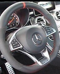 Mercedes-Benz OEM W205 AMG Performance Leather Alcantara Steering Wheel C-Class