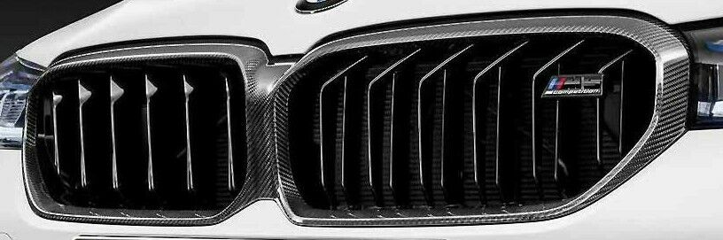BMW OEM F90 LCI M5 2021+ Carbon Fiber Black Grille Also Fits Brand New