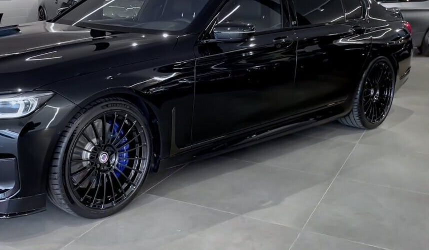 BMW G11 G12 7 Series 2016-22 Alpina OEM Classic Black 21" B7 Wheel & Hub Set New