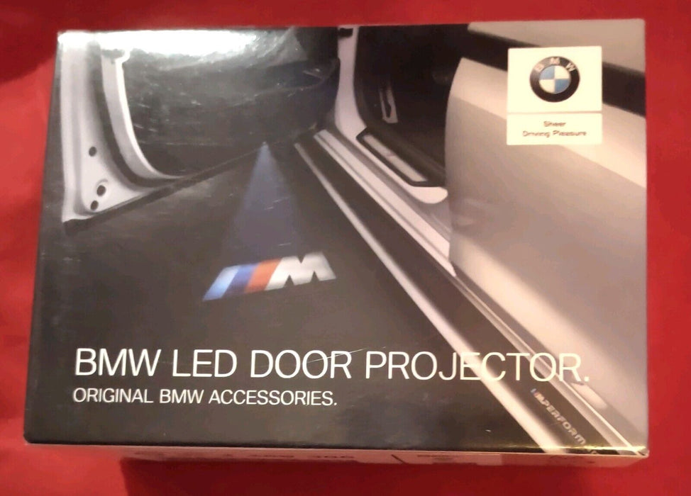 BMW OEM BMW M LED Door Logo Projector Most Models Fitment Brand New