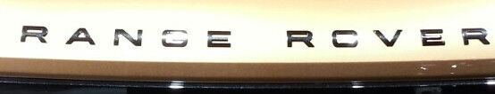 Range Rover Evoque L538 OEM Black Stealth Pack Ebony Lettering Front & Rear New