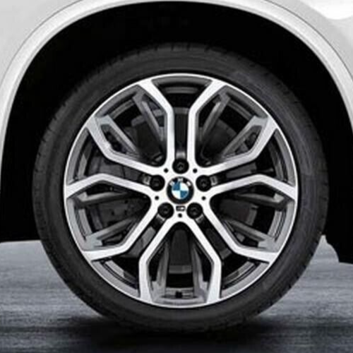 BMW OEM E70 F15 X5 E71 X6 Y Spoke Style 375 21" Gloss Turned Performance Rims