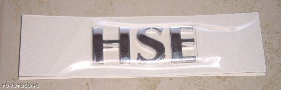 RANGE ROVER LR3 LR4 LR2 CHROME HSE Lettering Set BRAND NEW