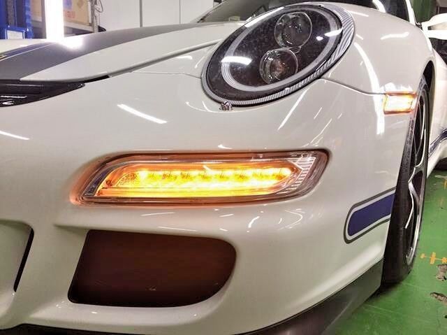 Porsche 997 911 2005-2008 Dectane LED DRL Driving Lamps Foglamps Brand New