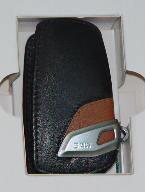 Genuine BMW Key Fob Leather Cover Case - Sport F01 F02 F06 F07 F10 F12 F13  F25