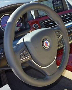 BMW F06 Alpina B6 Steering Wheel OEM Black Leather Also Fits F12 F13 F10 F01 NEW