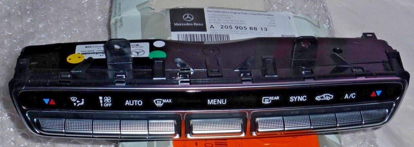 Mercedes-Benz OEM Genuine W205 C-Class Climate Control Switch Cluster Brand New