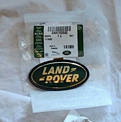 Land Rover OEM Green & Gold Tailgate Oval Badge Range Rover Sport & Defender New