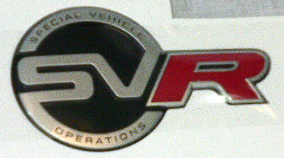 Range Rover Sport 2016+ OEM L494 Special Vehicle Operations SVR Tailgate Badge