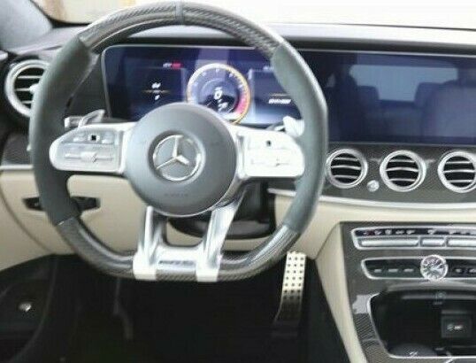 Mercedes-Benz OEM W213 C238 E63 AMG Microfiber & Carbon Fiber Steering Wheel New