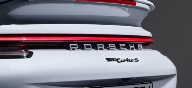 Porsche OEM Genuine 992 911 Gloss Black 911 Turbo S Rear Nameplate Brand New