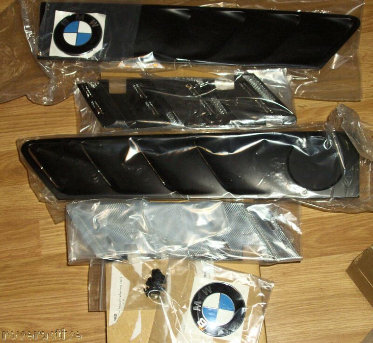 BMW OEM Z3 Body Color (Primed) Fender Grille Side Vents With Mesh Inserts NEW