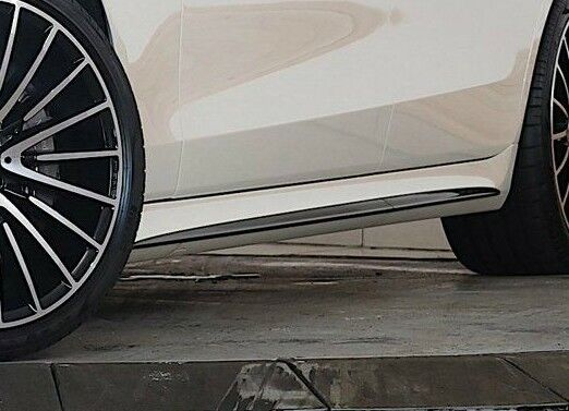 Mercedes-Benz OEM Gloss Black AMG Side Skirt Inserts W223 S Class Sedan 2021+