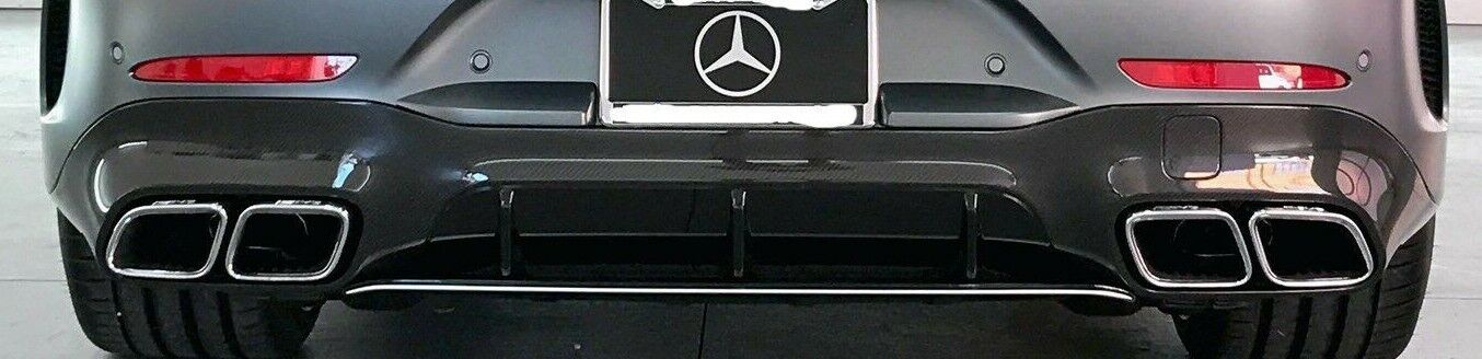 Mercedes-Benz OEM X290 AMG GT Sedan AMG Carbon Fiber Rear Diffuser Brand New