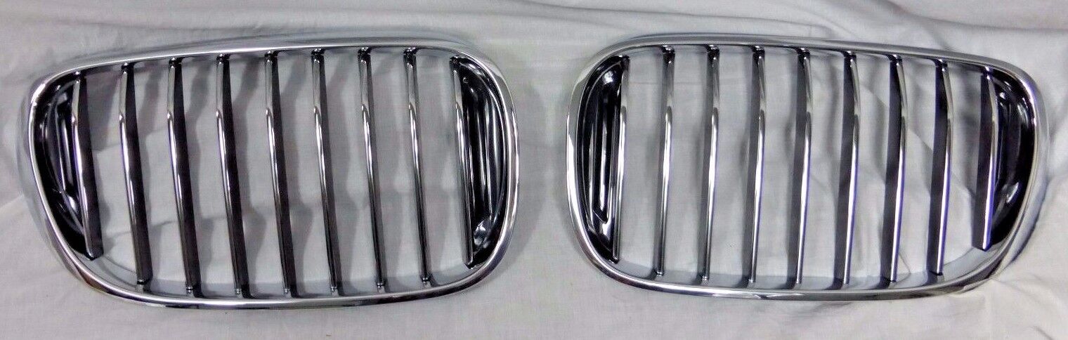 BMW OEM G11 G12 7 Series 2016+ M Aerodynamic S715A Chrome Front Grille Pair NEW