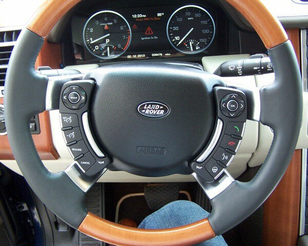 Land Rover OEM Range Rover L322 2003-2012 CHERRY Heated Wooden Steering Wheel