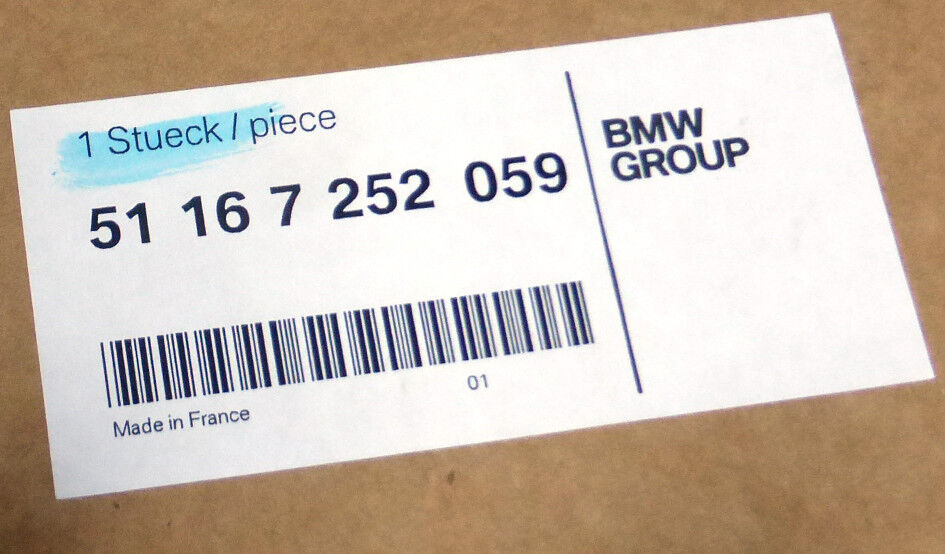 BMW OEM E92 3 Series Coupe European Sun Visor Pair Black Beige Grey No Stickers