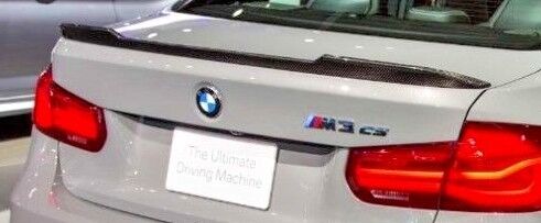 BMW F80 M3 CS 2015+ Carbon Fiber Rear Spoiler Also Fits F30 F35 3