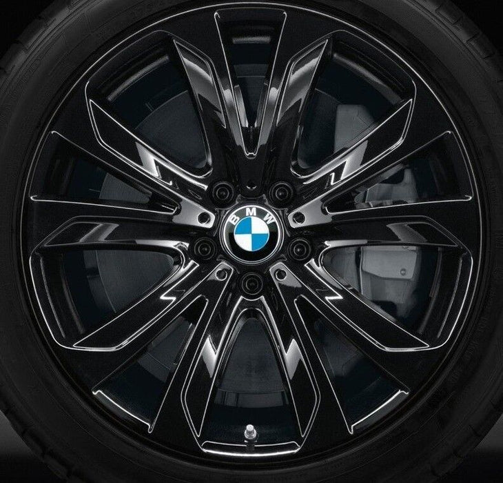BMW OEM Star Spoke E70 E70 F15 X5 E71 E72 F16 X6 Style 491 20" Black Wheel Set