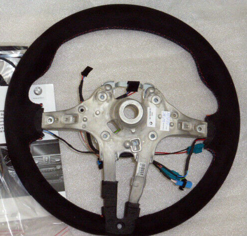 BMW OEM F10 M5 F06 F12 F13 M6 M Performance Alcantara Steering Wheel W/Display
