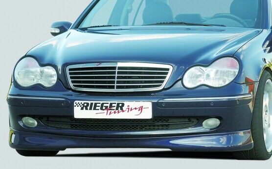 Mercedes-Benz Genuine Rieger Avant Garde W203 C Class Sedan Front Spoiler Lip