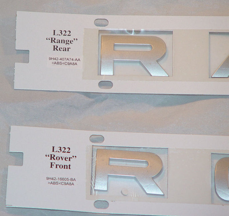 Range Rover OEM L322 Titanium Lettering Range Rover L322 2009-2012 Style