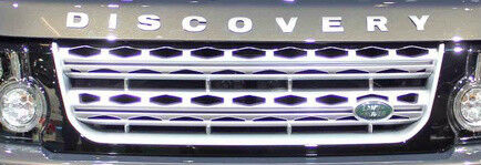 Land Rover OEM LR4 Discovery 4 2014-2016 Atlas Silver 2014 Edition Front Grille