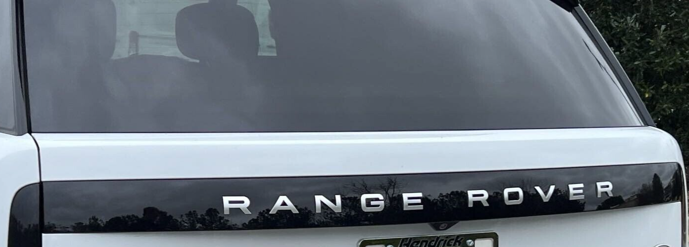 Land Rover OEM Range Rover L460 2022*+ Atlas Silver RANGE ROVER Lettering Set